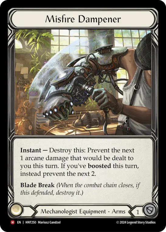 Misfire Dampener — Cold Foil