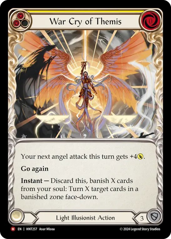 War Cry of Themis — Rainbow Foil
