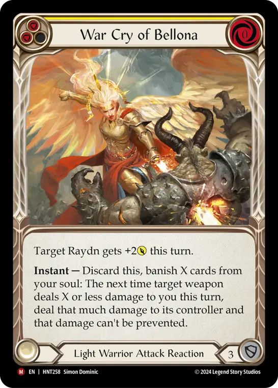 War Cry of Bellona — Rainbow Foil