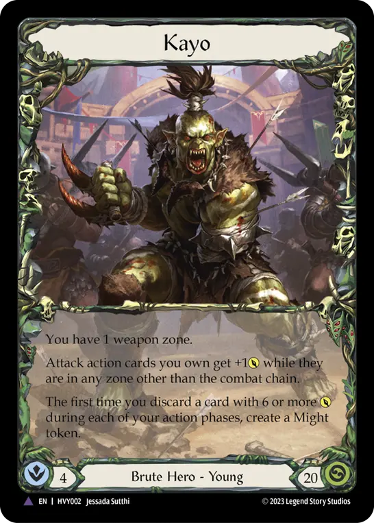 Kayo — Extended Art — Cold Foil