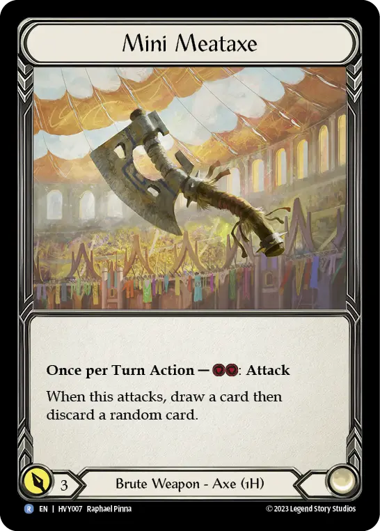 Mini Meataxe — Cold Foil