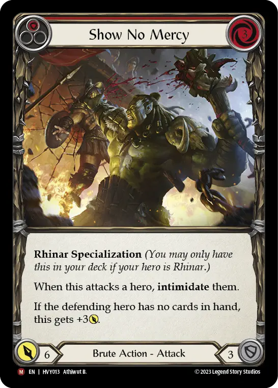 Show No Mercy — Rainbow Foil