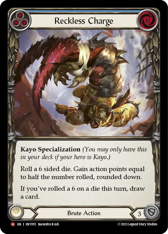 Reckless Charge — Rainbow Foil