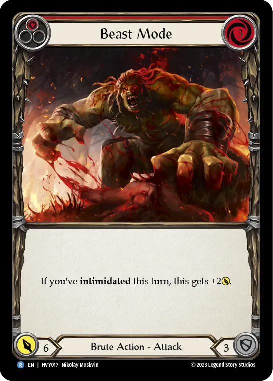 Beast Mode — Rainbow Foil