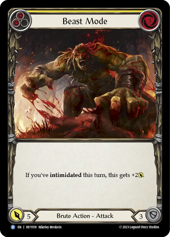 Beast Mode — Rainbow Foil