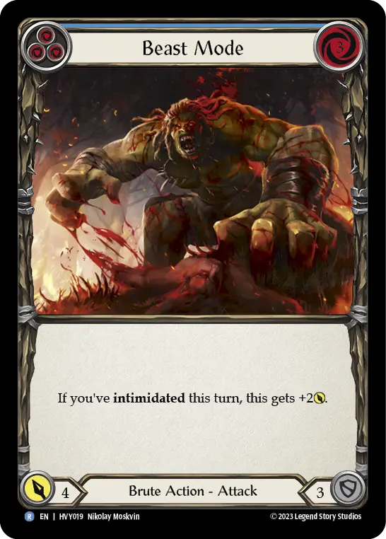 Beast Mode — Rainbow Foil