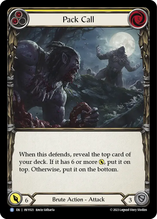 Pack Call — Rainbow Foil