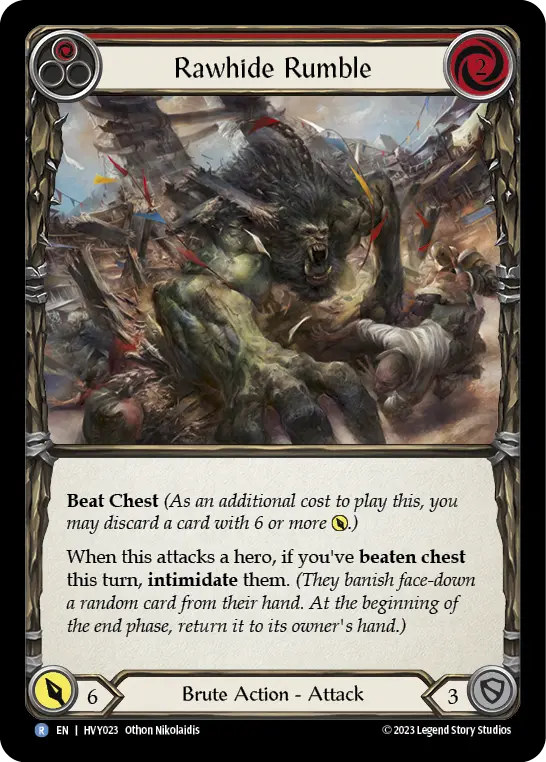 Rawhide Rumble — Rainbow Foil