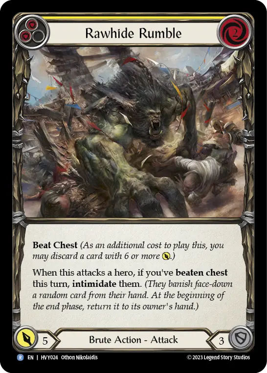Rawhide Rumble — Rainbow Foil
