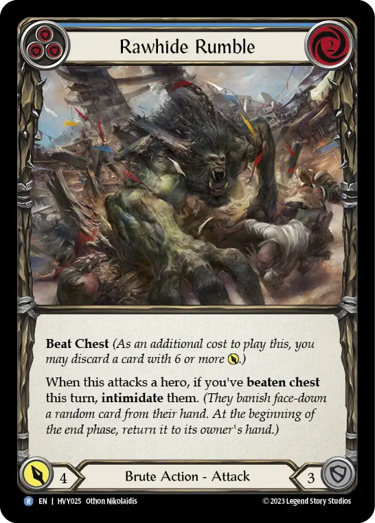 Rawhide Rumble — Rainbow Foil