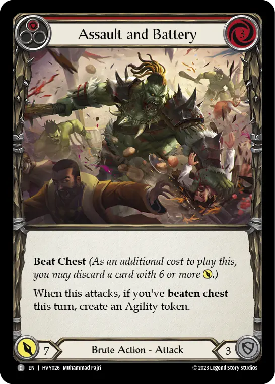 Assault and Battery — Rainbow Foil