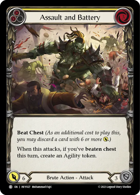 Assault and Battery — Rainbow Foil