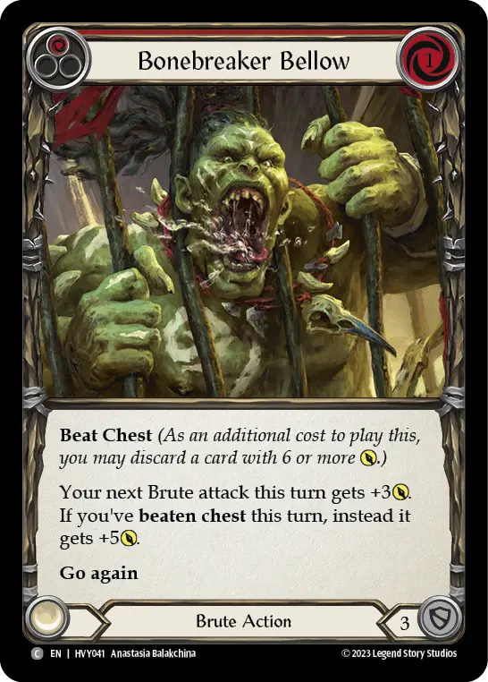 Bonebreaker Bellow — Rainbow Foil