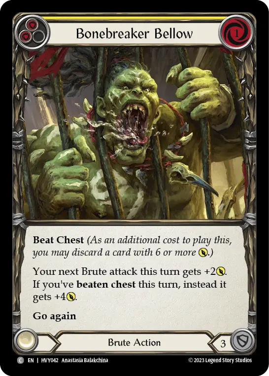 Bonebreaker Bellow — Rainbow Foil