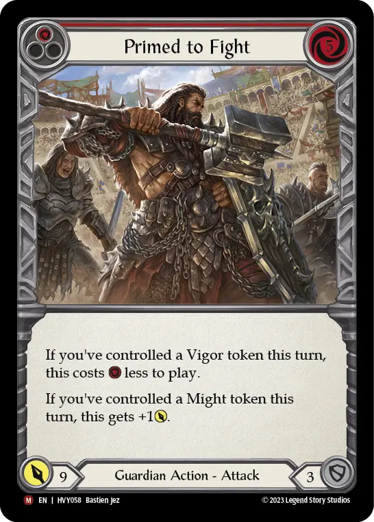 Primed to Fight — Rainbow Foil