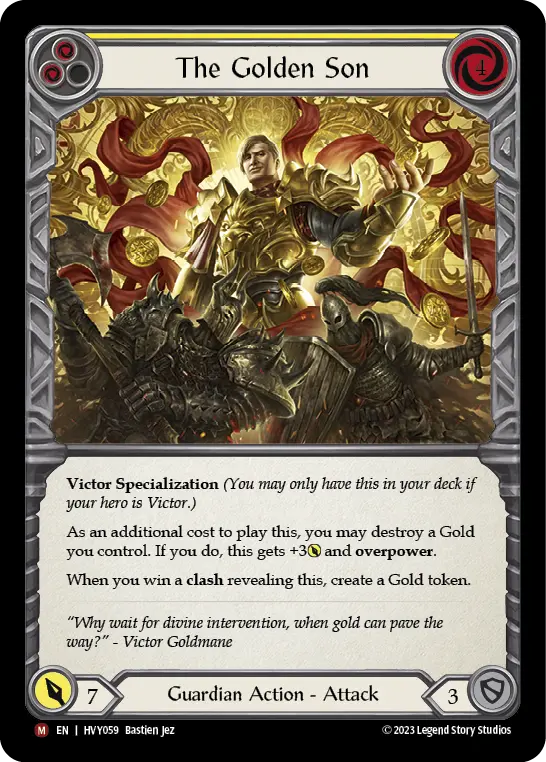 The Golden Son — Rainbow Foil