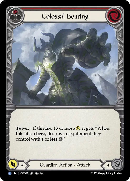 Colossal Bearing — Rainbow Foil