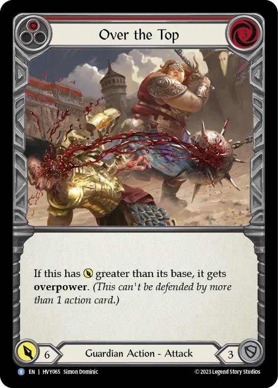 Over the Top — Rainbow Foil
