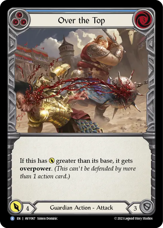 Over the Top — Rainbow Foil