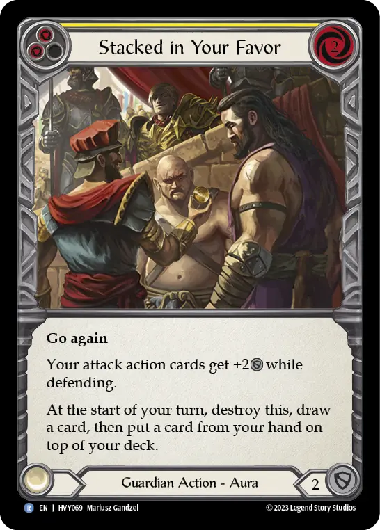 Stacked in Your Favor — Rainbow Foil