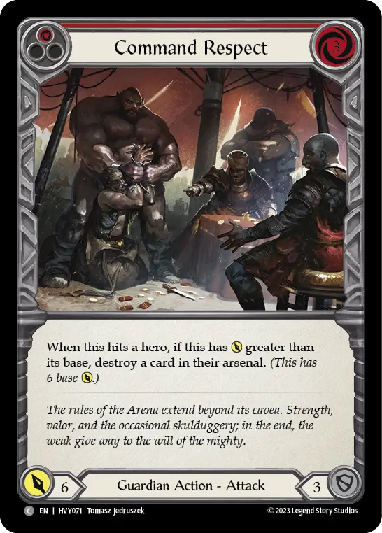 Command Respect — Rainbow Foil