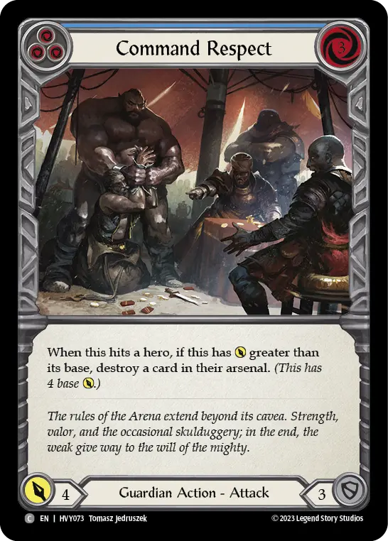 Command Respect — Rainbow Foil