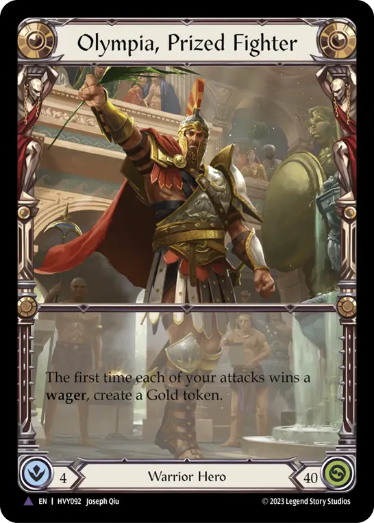 Olympia, Prized Fighter