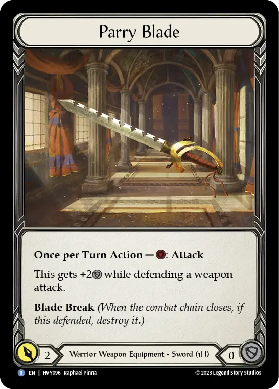 Parry Blade — Cold Foil