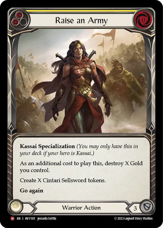 Raise an Army — Rainbow Foil
