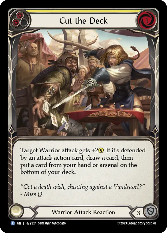 Cut the Deck — Rainbow Foil