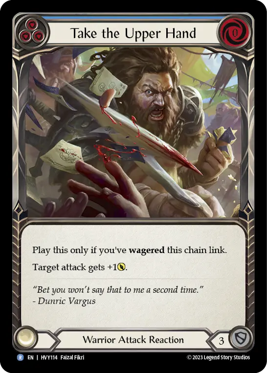 Take the Upper Hand — Rainbow Foil