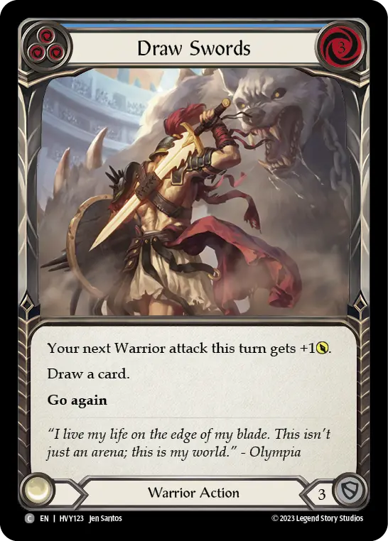 Draw Swords — Rainbow Foil