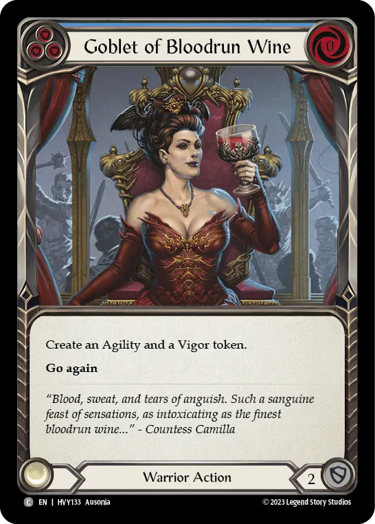 Goblet of Bloodrun Wine — Rainbow Foil