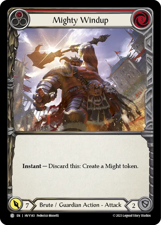 Mighty Windup — Rainbow Foil