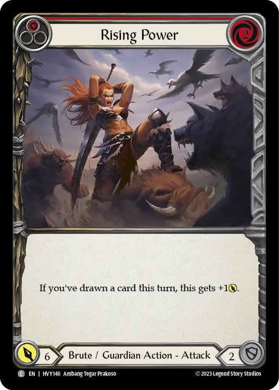 Rising Power — Rainbow Foil
