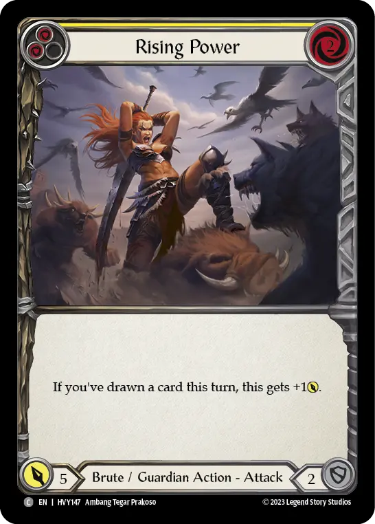 Rising Power — Rainbow Foil