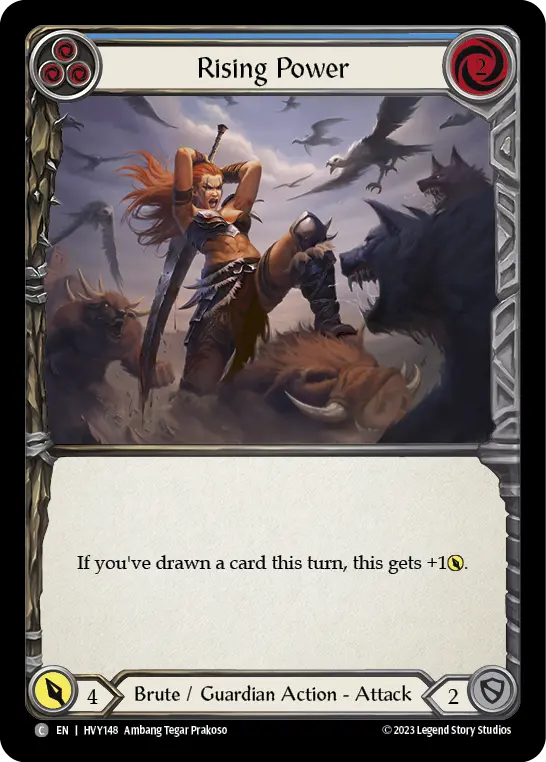 Rising Power — Rainbow Foil