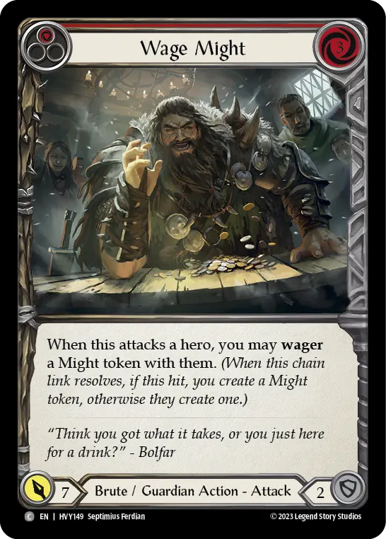 Wage Might — Rainbow Foil