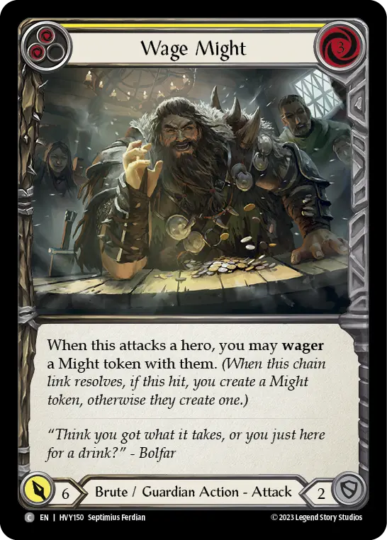 Wage Might — Rainbow Foil