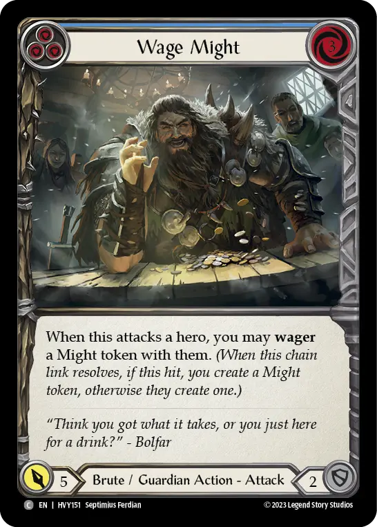 Wage Might — Rainbow Foil