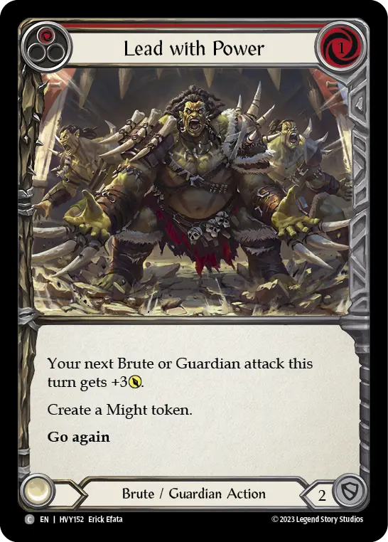 Lead with Power — Rainbow Foil