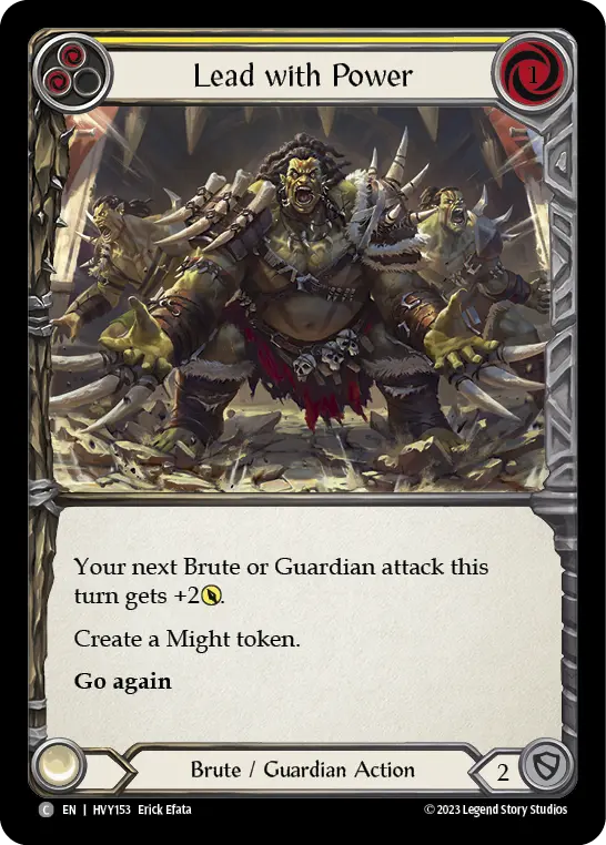Lead with Power — Rainbow Foil