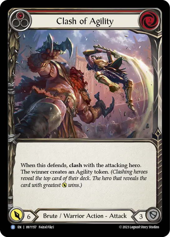 Clash of Agility — Rainbow Foil
