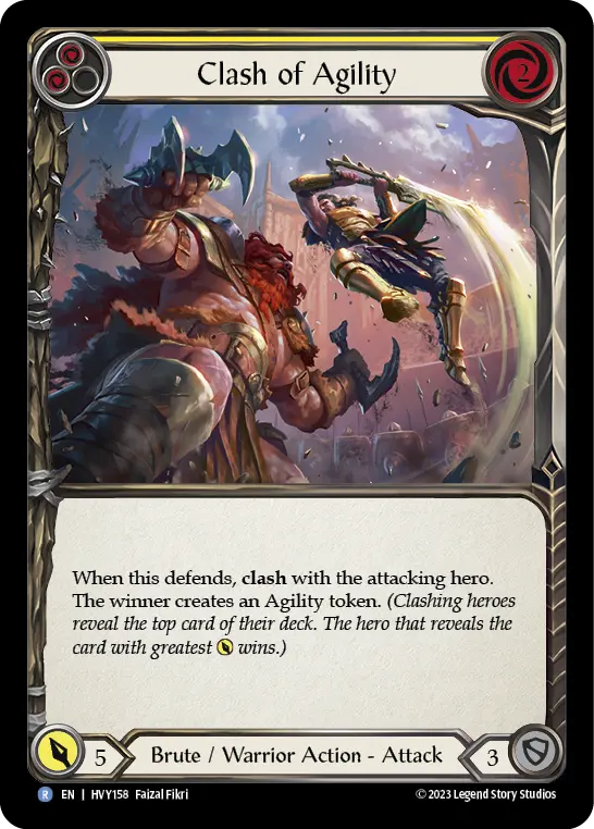 Clash of Agility — Rainbow Foil