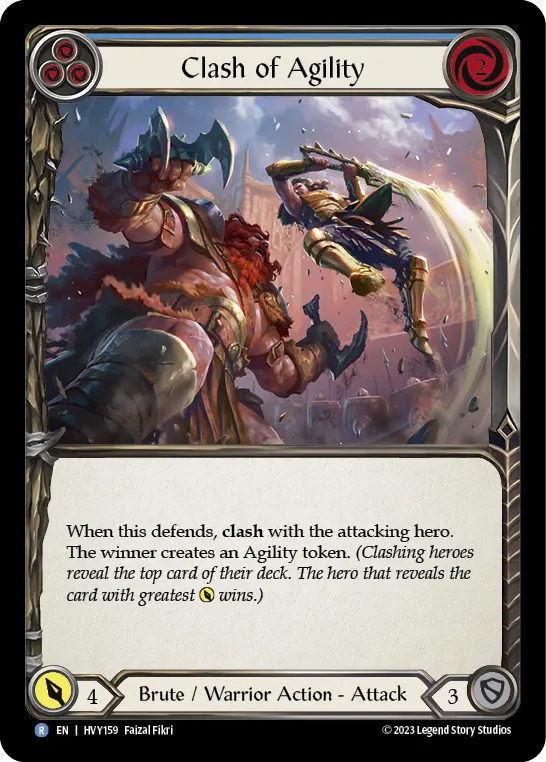 Clash of Agility — Rainbow Foil