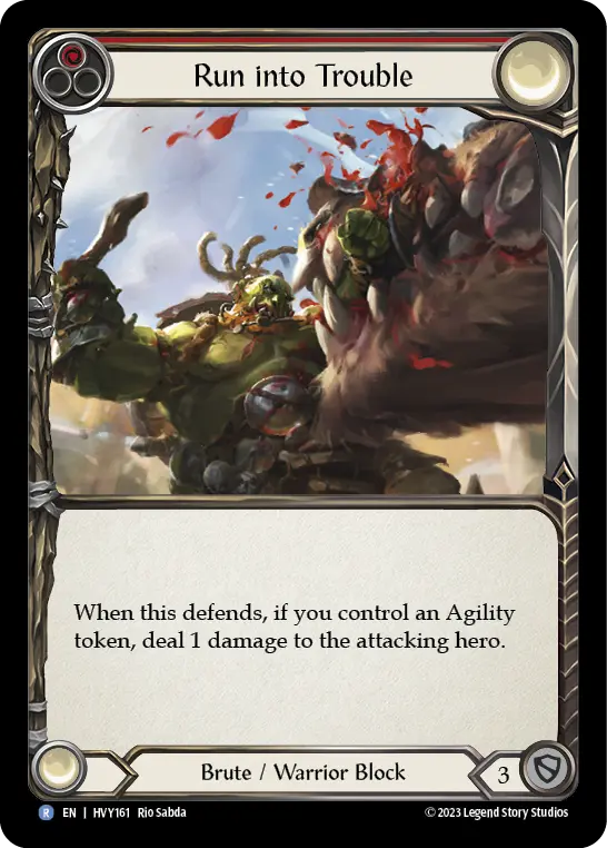 Run into Trouble — Rainbow Foil