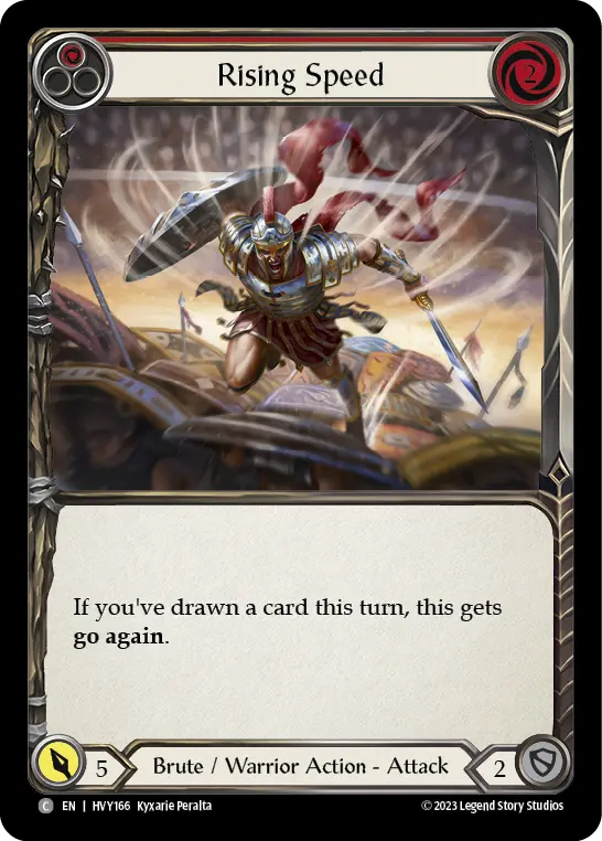 Rising Speed — Rainbow Foil