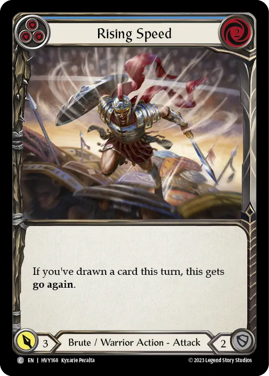 Rising Speed — Rainbow Foil