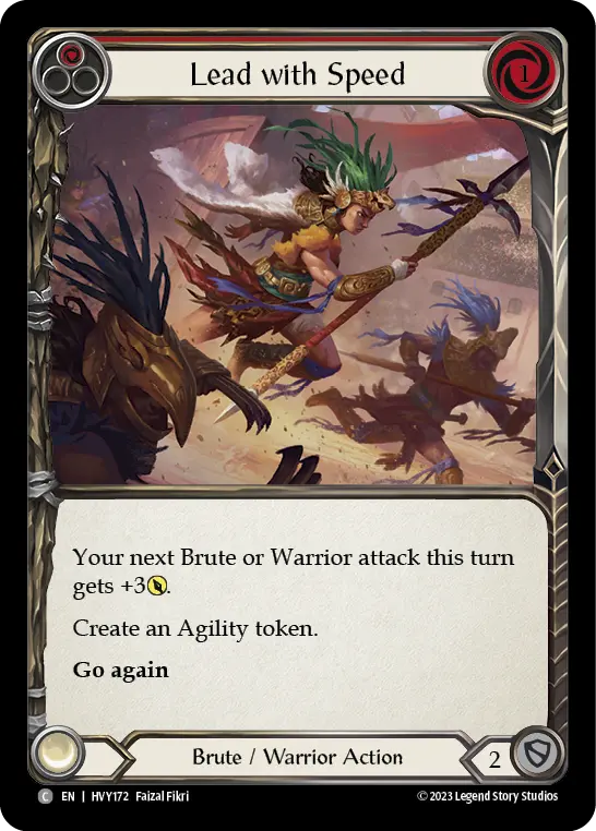 Lead with Speed — Rainbow Foil