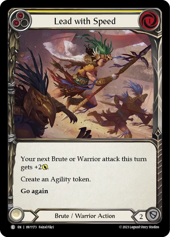 Lead with Speed — Rainbow Foil